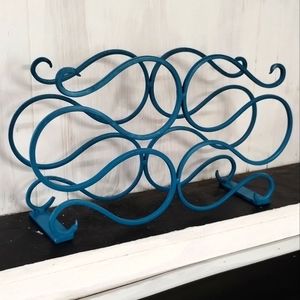 Teal Wine Holder
